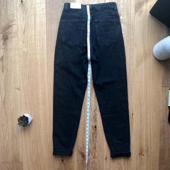 TOPSHOP NWT MOM JEANS BLACK - Picture 5 of 8